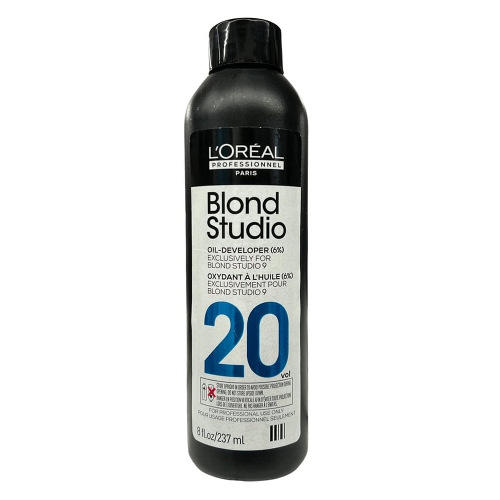 1 Case of Blond Studio 9 20-Volume Oil Based Developer 8oz Bottles